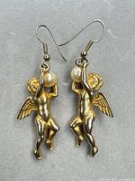 Full view of both earrings front