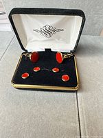 set displayed in open presentation box