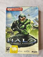 Front view of Halo: Combat Evolved PC box