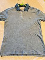 Full front view of polo shirt