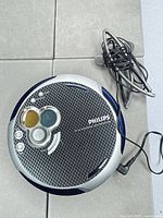 Top view of Philips AX5311/17 CD player showing controls and finish