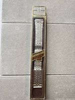 Full view of watch band in original VogueStrap packaging