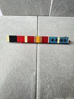 Full view of six-segment ribbon bar
