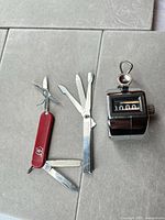 Overview of all three items open to show tools