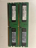 Four Elpida DDR2 modules displayed front side