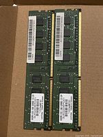 Two Unifosa DDR3 DIMM modules front view