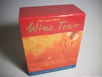 Front of The Portable Wine Tour boxed card set