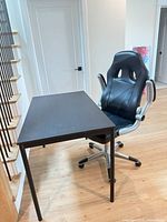 Desk and chair set showing full view