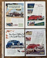Overview of four Nash LIFE ads laid out together