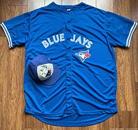 Front of jersey and infant cap