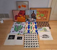 Group image showing all 11 artworks laid out