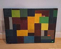 Front view of entire abstract painting