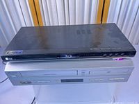 Top view of both playback units stacked