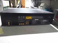 Rear view showing outputs and labels