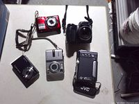 Front view of all five cameras