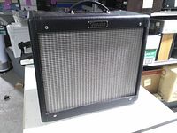 Front view of Fender Blues Junior III amplifier showing grille and logo
