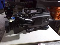 Left side view showing DVCPRO cassette compartment and body