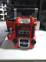Front view of Black & Decker Storm Station showing controls and outlets
