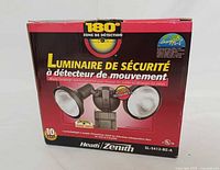 Front of sealed box showing product image and features