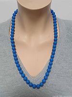 Necklace on mannequin front view