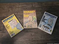 All three magazines front covers