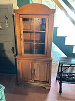 Full front view of hutch showing overall design and condition