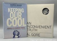 Front covers of both climate books