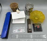 all ten items laid out together