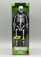 Front view of boxed Skull Trooper figure