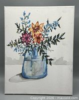 Front view of painting showing full composition and size