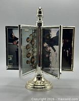 Front view showing carousel structure and frames