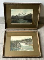 Both framed artworks side by side showing overall appearance and frames