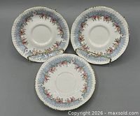 Set of three matching Paragon Bridesmaid saucers