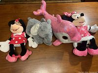 Group shot of the four plush toys