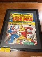Front view of framed Marvel Tales of Suspense #58 print
