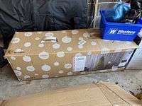 Retail box for Canvas 7.5 ft Piedmont Fir pre-lit Christmas tree
