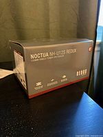 Front angled view of boxed Noctua NH-U12S Redux CPU cooler