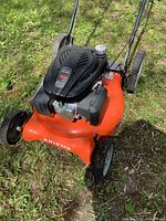 Overall view of Ariens push mower