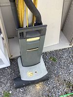 Full view of Karcher CV 38/2 upright vacuum cleaner
