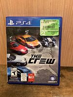 Front cover of The Crew PS4 game case