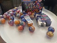 Retail box front showing Valentines Galaxy Slime graphics and contents