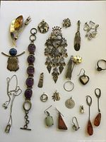 Full lot overview on white background