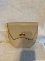Front view of clutch showing overall design and shape