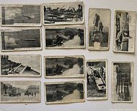 All 12 cards laid out together, fronts visible