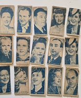 15 of the cards arranged for close view of faces and edges