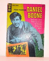 Front cover showing title, price, Gold Key logo, Fess Parker image