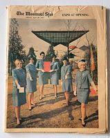 Front cover of newspaper showing title, date and color photo