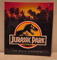 Front cover showing Jurassic Park logo and title