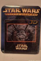 Front of sealed 1998 Star Wars 3D computer mouse mat packaging