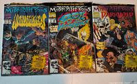 Front covers of all three Rise of the Midnight Sons crossover #1 issues